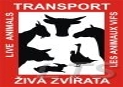 Transport živých zvířat - cedule sklapovací.