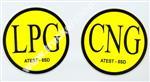 Samolepka označení  CNG / LPG venkovní