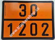 ADR cedule pevná 30/1202 klinč. +lemovka